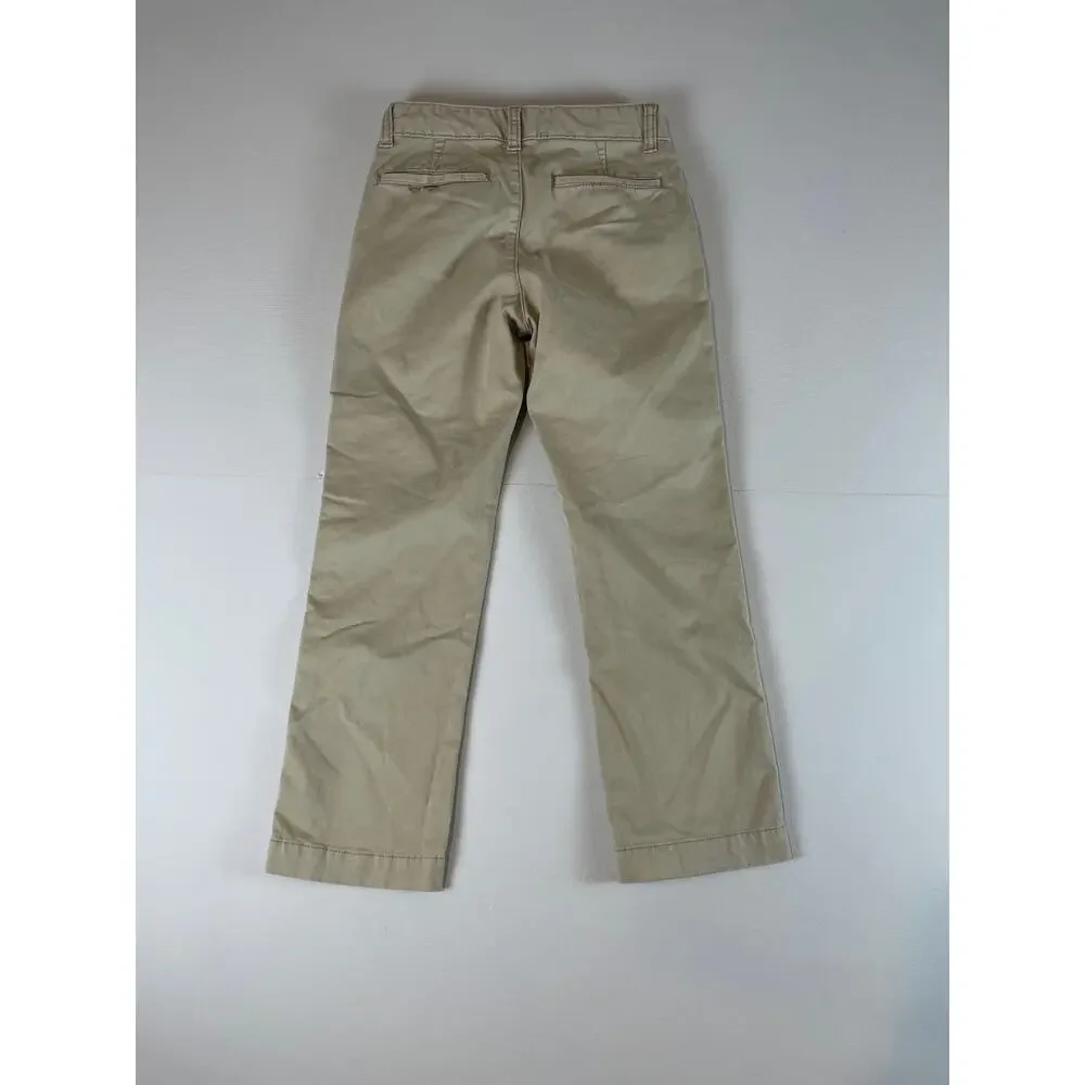 Gap Boy Uniform Stretch Khakis Size 7 Relaxed Fit